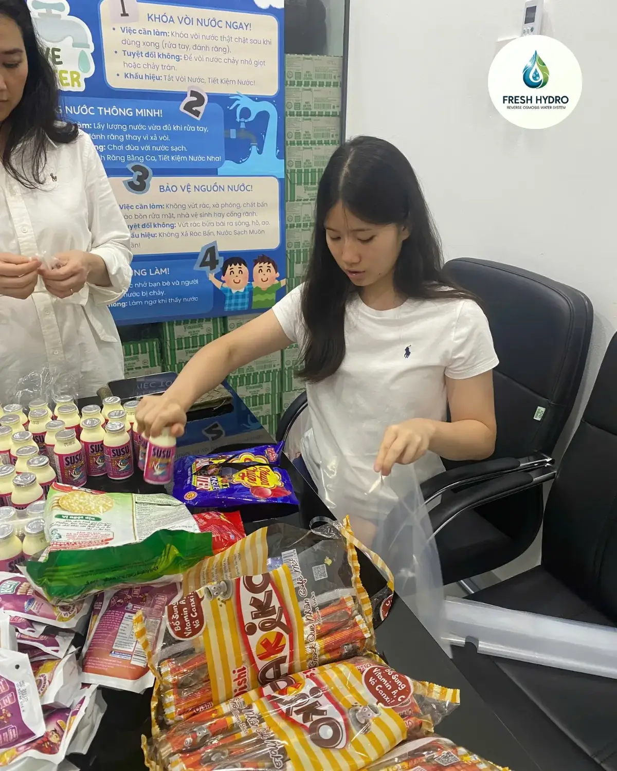 Hình ảnh hành trình Fresh Hydro bước 3