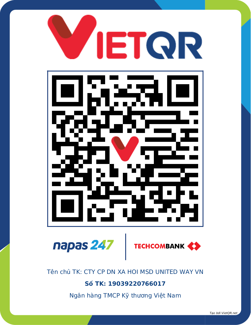 QR tài trợ TECHCOMBANK